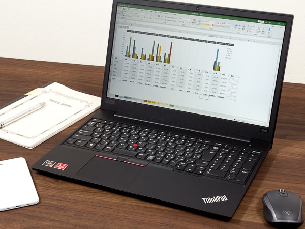 ThinkPad E595 レビュー：安くてもスタイリッシュでキーボードが使い
