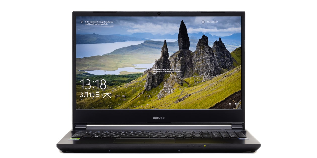 マウス m-Book K (m-Book K700) シリーズレビュー：6コアCPU＆MX250