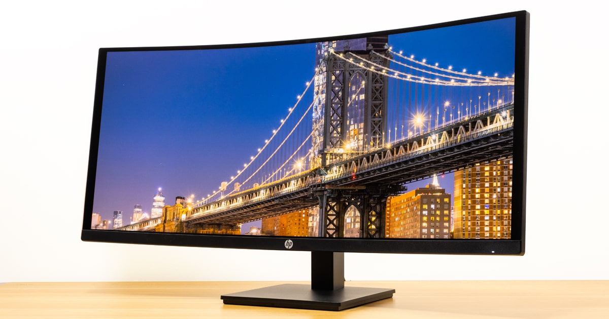 HP M34d WQHDカーブドディスプレイレビュー：ほぼ5万円で100Hz対応の34