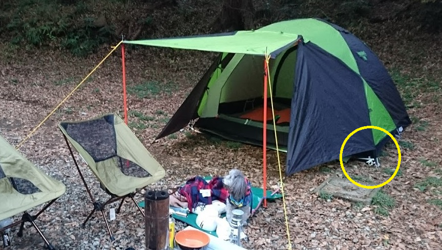 コールマンツーリングドームに合うグランドシートは？ブルーシートで