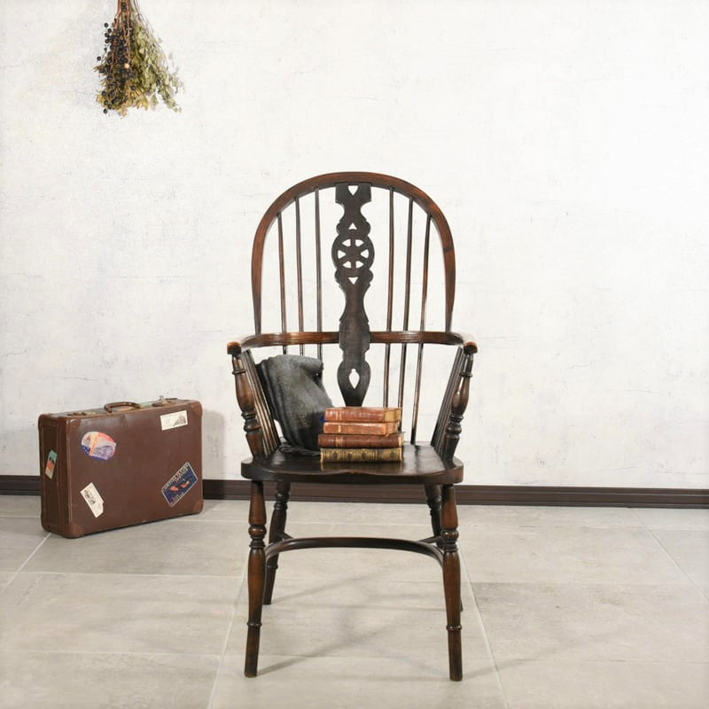 ウィンザーボウバックアームチェア/BL-45 – 神戸アンティークウェアハウス