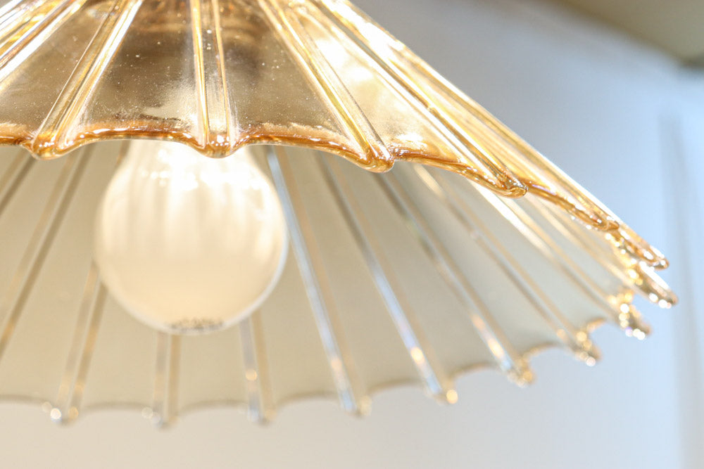 和傘を思わせるデザインが魅力の電笠 DC6383 – 古福庵 [ KOFUKUAN