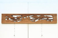 穏やかな風景が広がる彫刻欄間素材 EZ2877 在庫1枚 – 古福庵