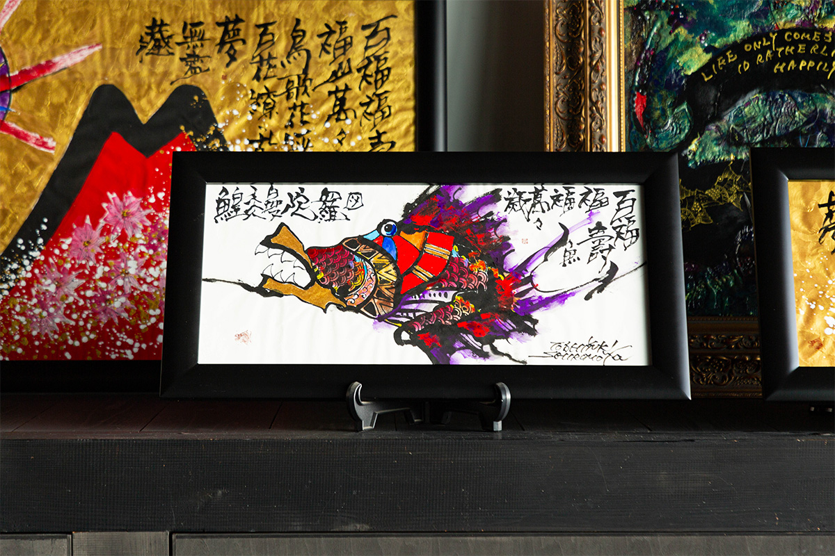 鰉庵｜【エンペラーフィッシュ】愛媛県今治市で世界に一つだけの絵画を販売