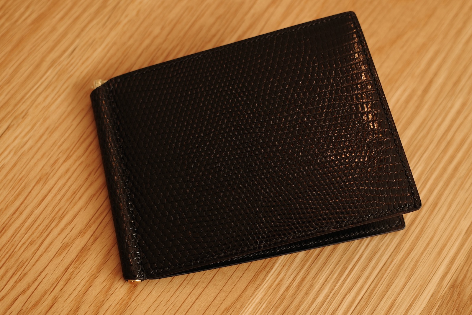 ORTUS（オルタス）のリザードレザー マネークリップが完成！ | 鰯の