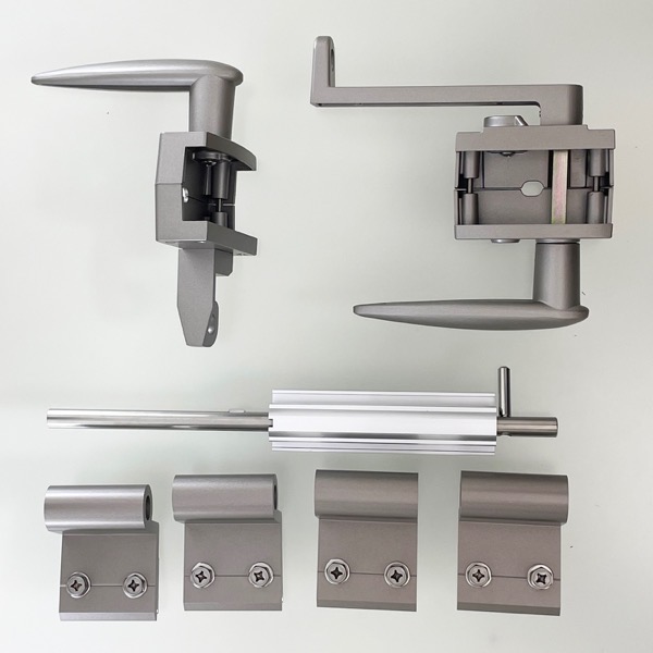 小池ガラス店 / 形材門扉 両開き用 錠セット VK-W-1N 色 : UC