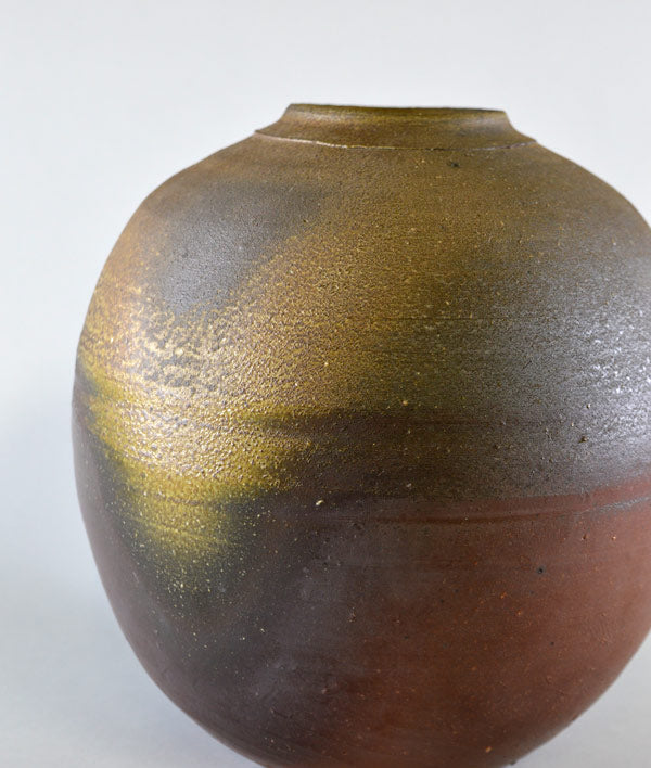 藤原雄「備前壺」共箱 絵画買取・販売の小竹美術