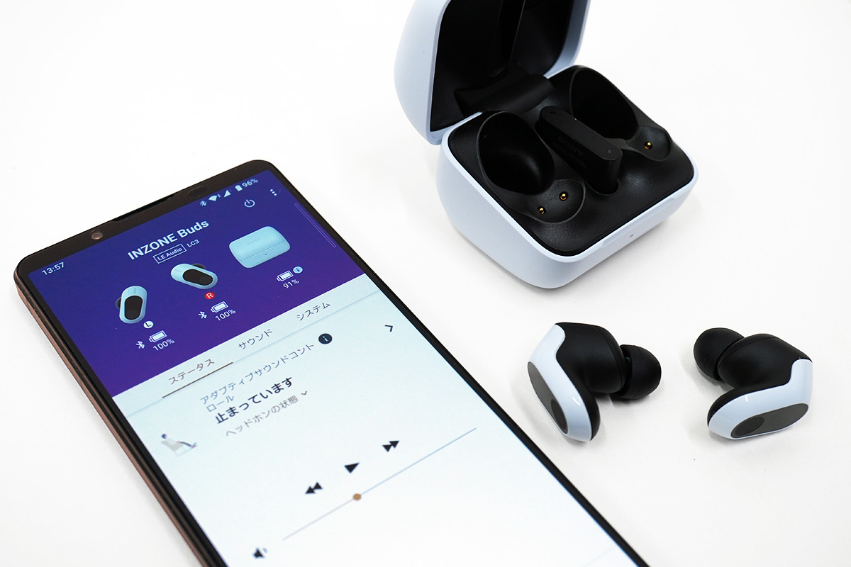 NC対応ゲーミング完全ワイヤレスイヤホン「INZONE Buds」が、ソニー