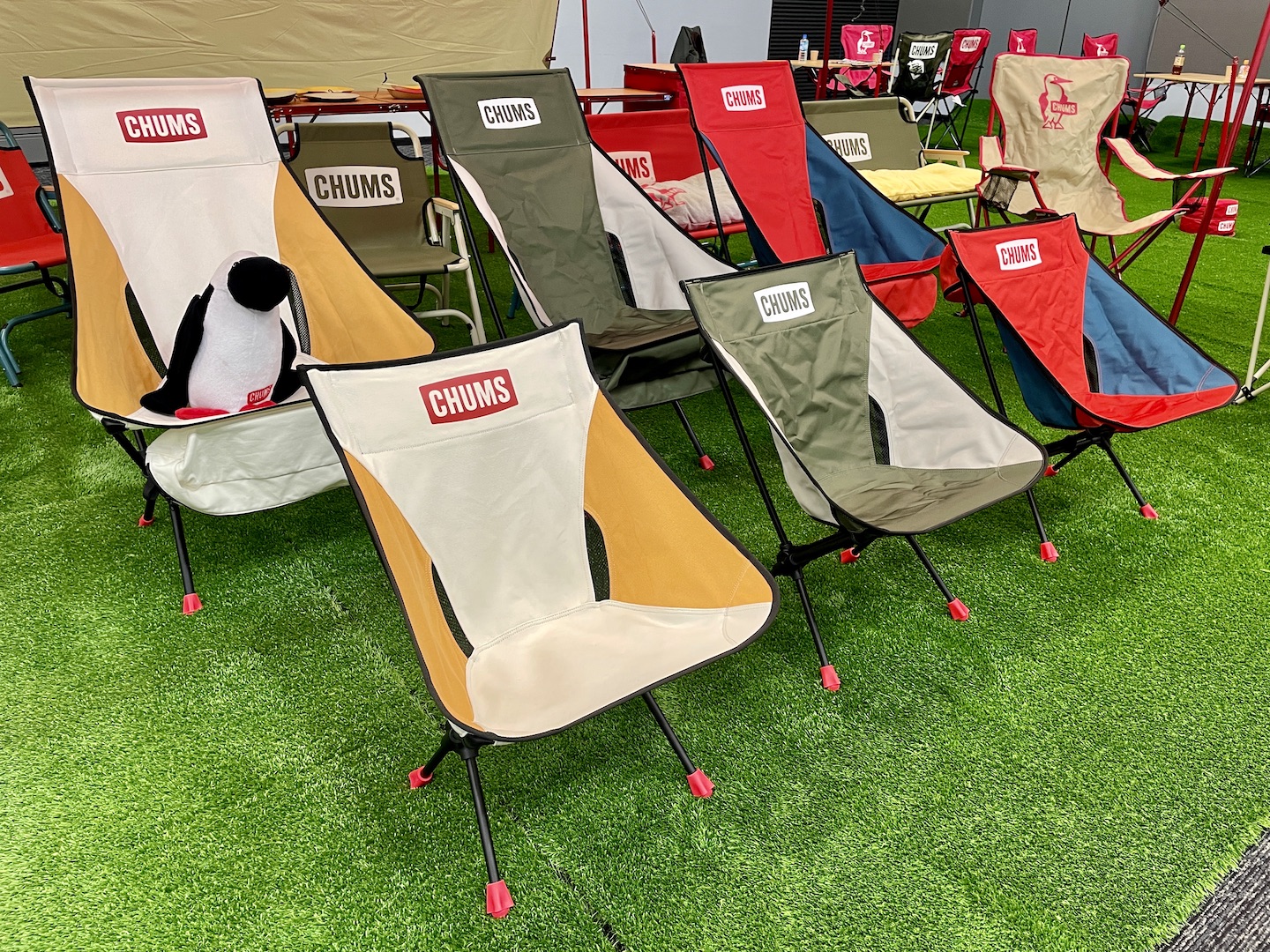 未使用 CHUMS フォールディングチェア ブービーフットハイ 希少カラー