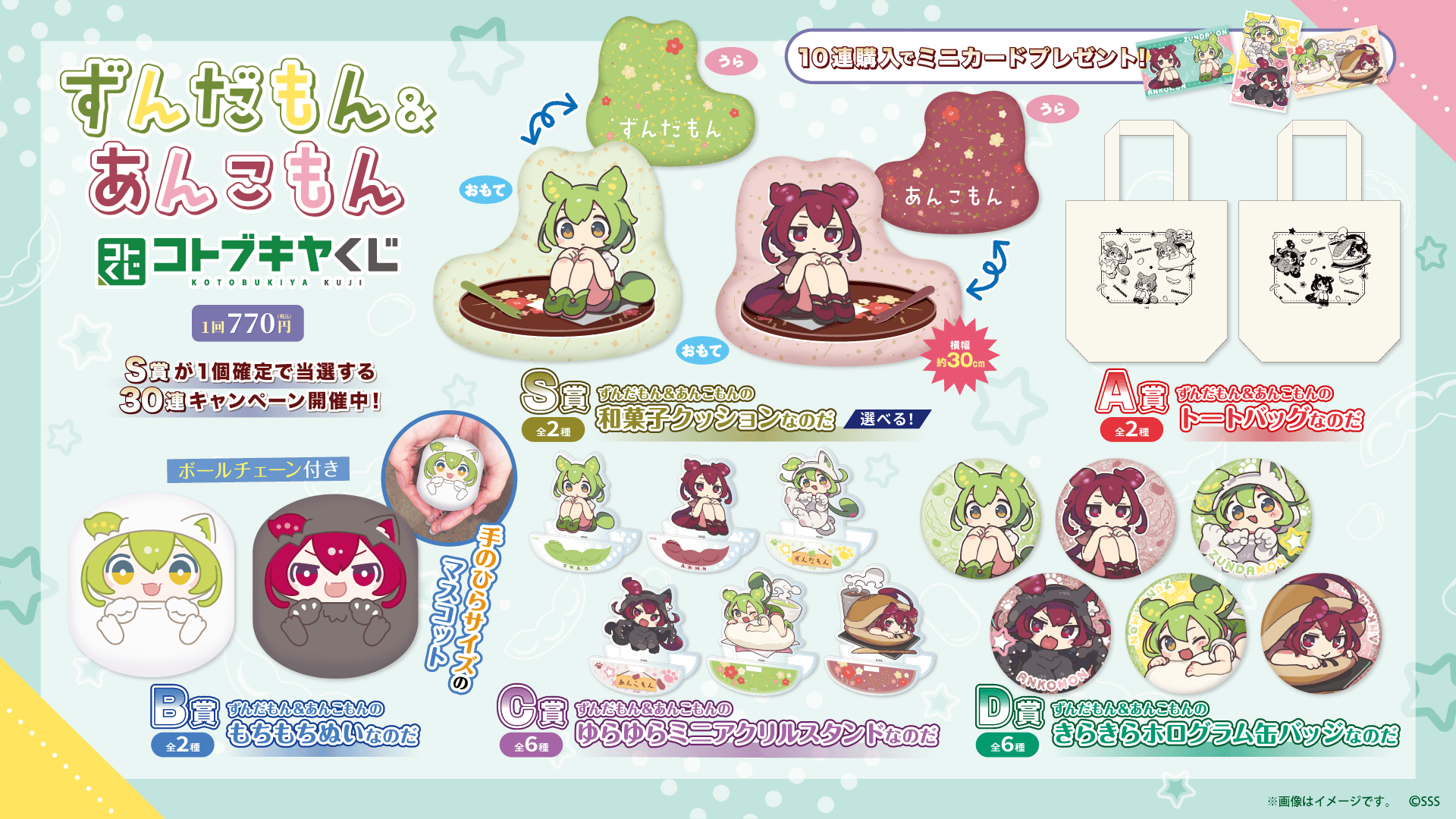 コトブキヤくじ ずんだもん＆あんこもん| コトブキヤくじ