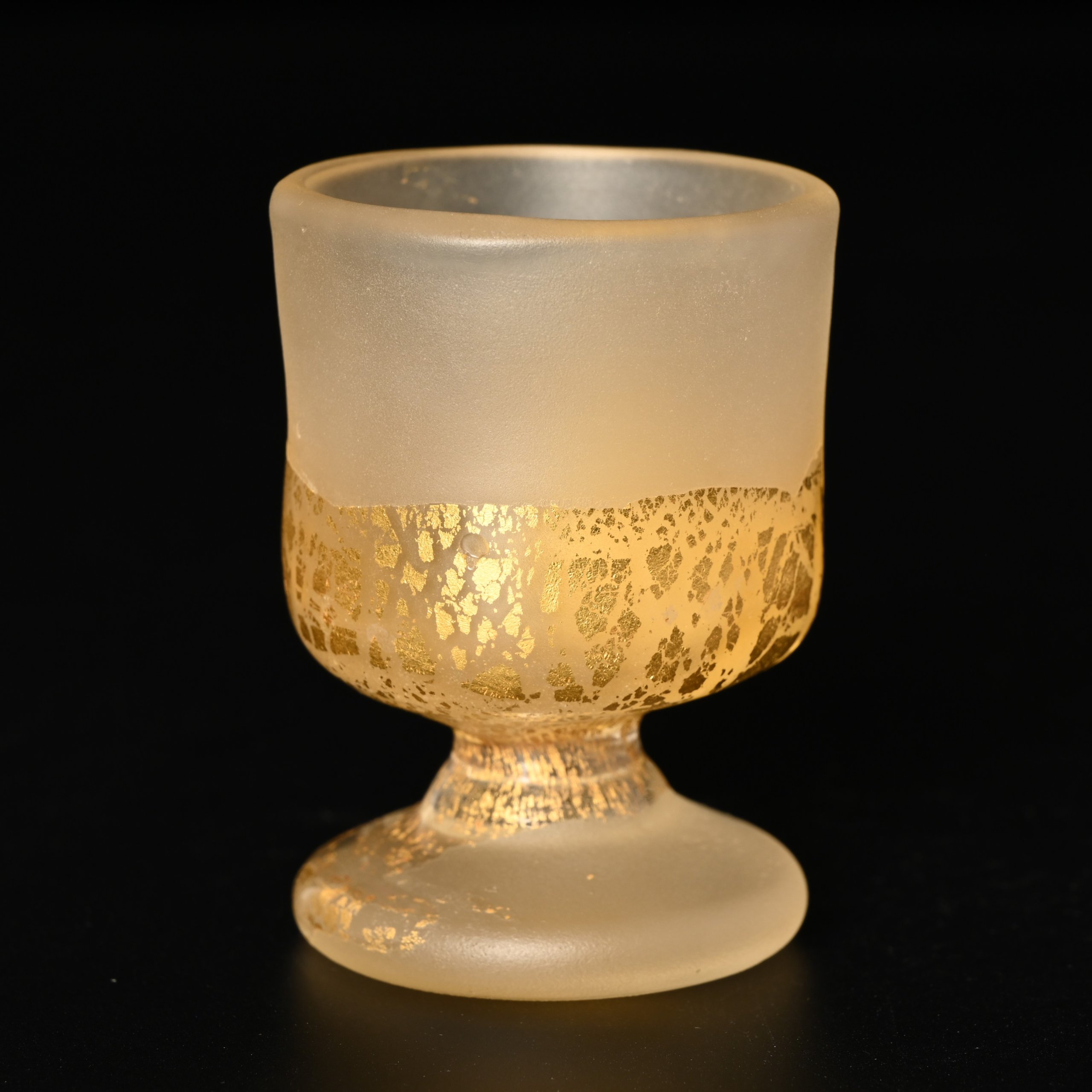 藤田喬平 手吹硬質金彩ぐい呑 | 銀座 黒田陶苑オンラインショップ