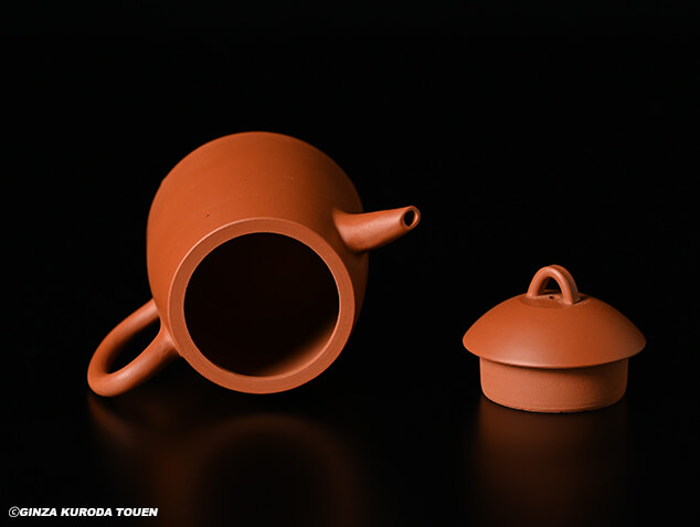 初代 山田常山 朱泥茗壷 | 銀座 黒田陶苑