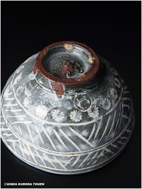 金重素山 彫三島茶碗のこと | 銀座 黒田陶苑