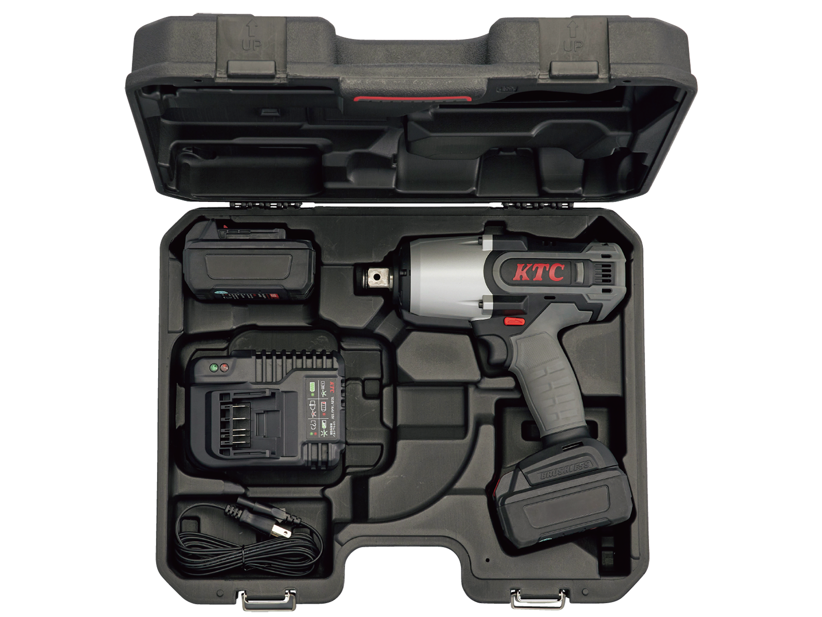 19.0sq. コードレストルクリミット インパクトレンチセット | KTC