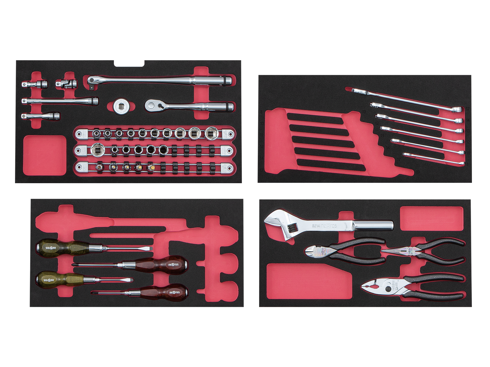 ネプロスツールセット［42点］名前入りツールセット | KTCツール
