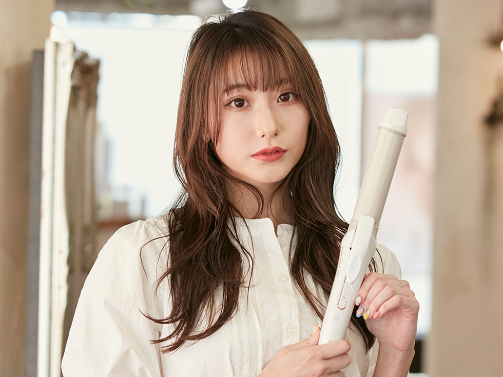 販売終了】サロンセンス300マイナスイオン2WAYアイロン34mm KHR-7610