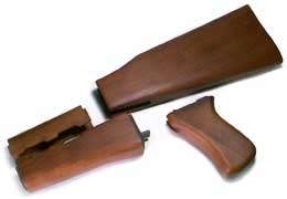 L.A.ホビーショップ / 電動AK用 木製ストック [AK47対応] [取寄]