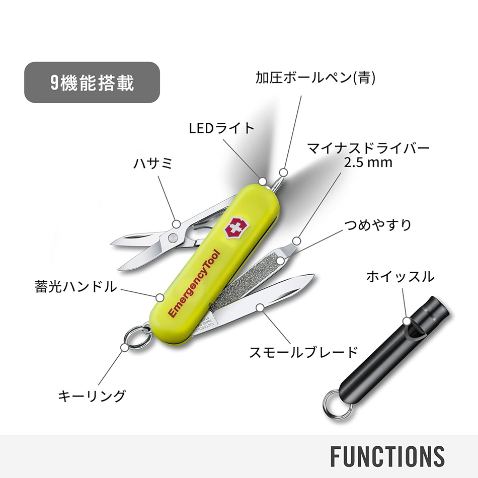 先着プレゼント付 VICTORINOX エマージェンシーツール シグネチャー