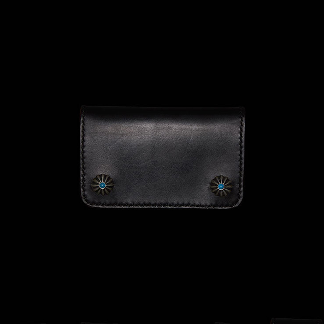 Larry SmithTRUCKERS WALLET No. 2, SMALL (TURQUOISE SHELL) - Larry