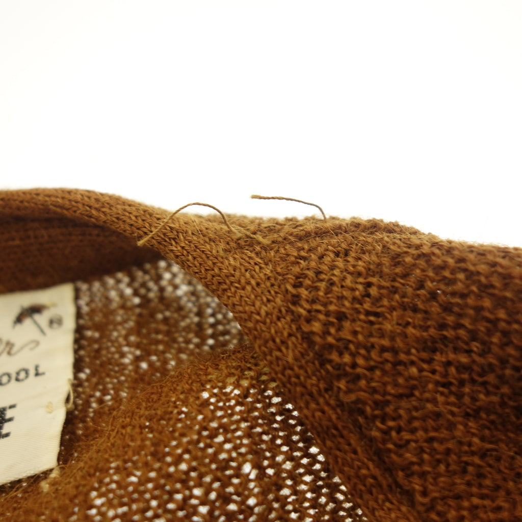 Vintage】ヴィンテージ ニットカーディガン アルパカ×ウール メンズ