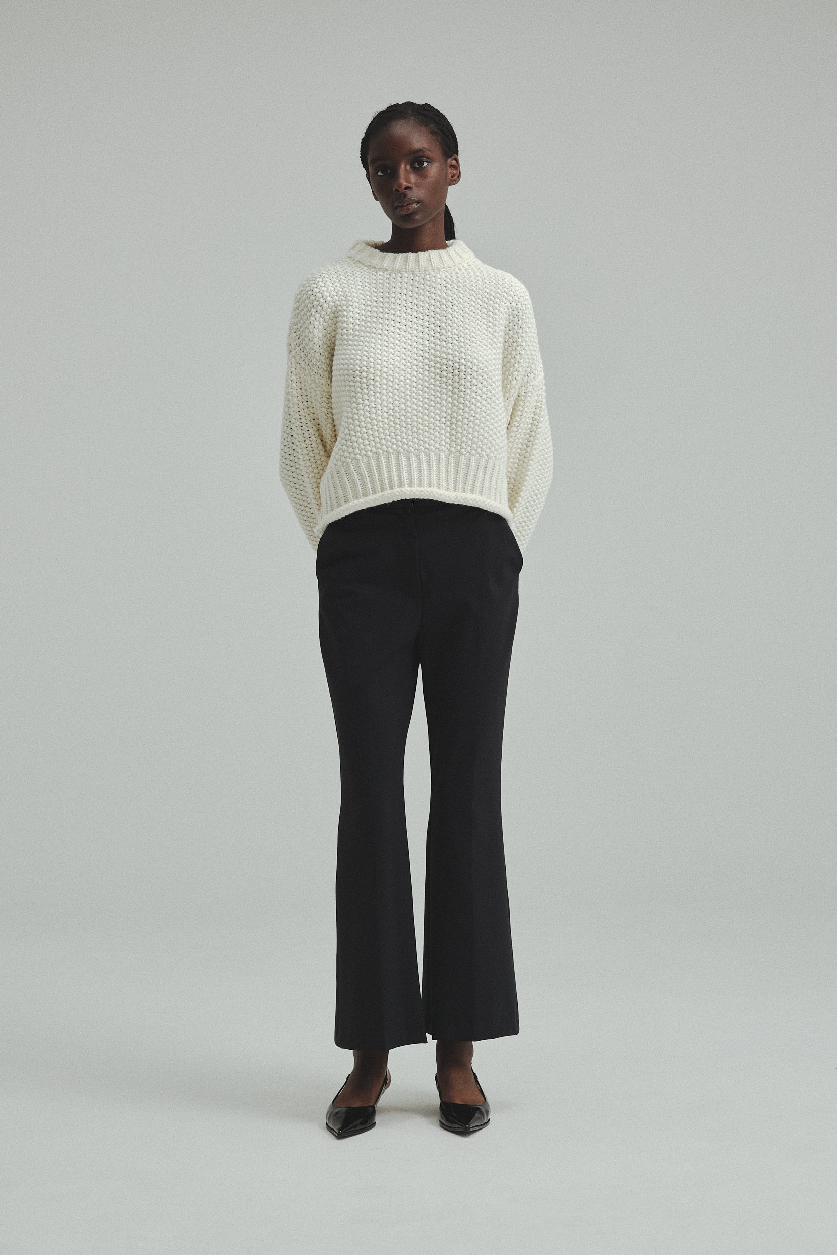 Cropped knit tops – L'AUBE BLANC