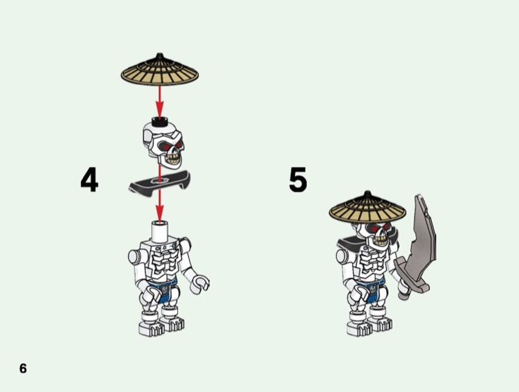 LEGO Instructions for set 71730 Epic Battle Set - Kai vs. Skulkin