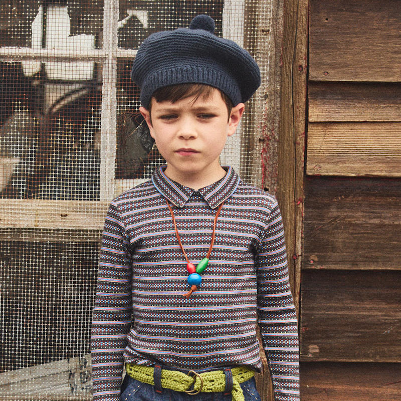 D1】Misha&Puff（ミーシャアンドパフ）2025AW Crochet Beret -Galaxy