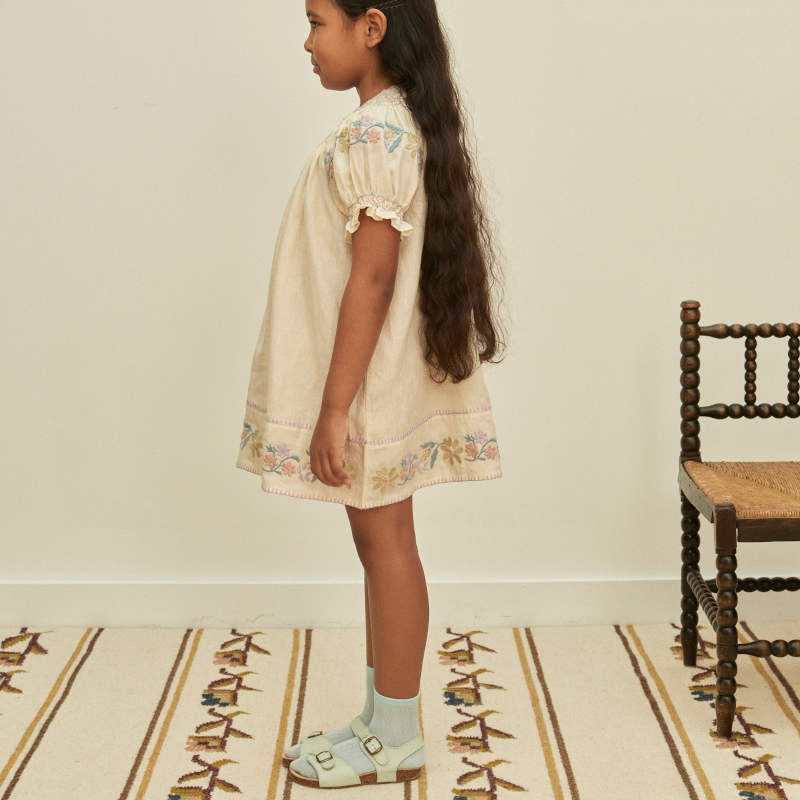Apolina（アポリナ）2026SS VERNA SMOCK DRESS - cream - キッズ