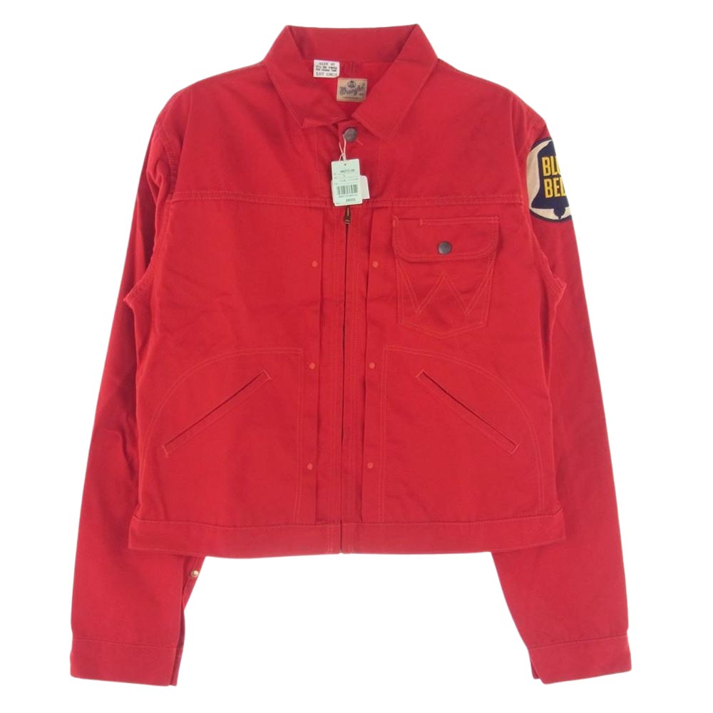 値下げ！ 新品未使用タグ付きarchivio フルジップ ブルゾン 36レッド