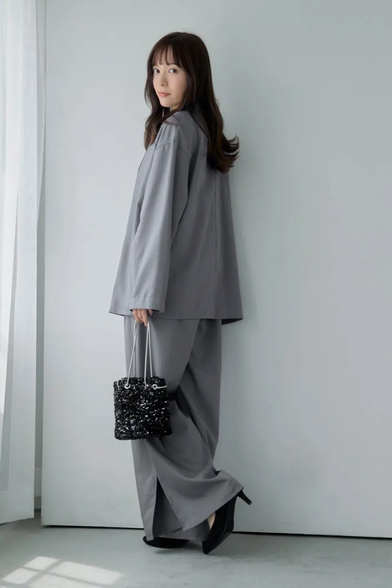 グレーのジャケット付きオールインワン | et.UNiVER | M | 結婚式