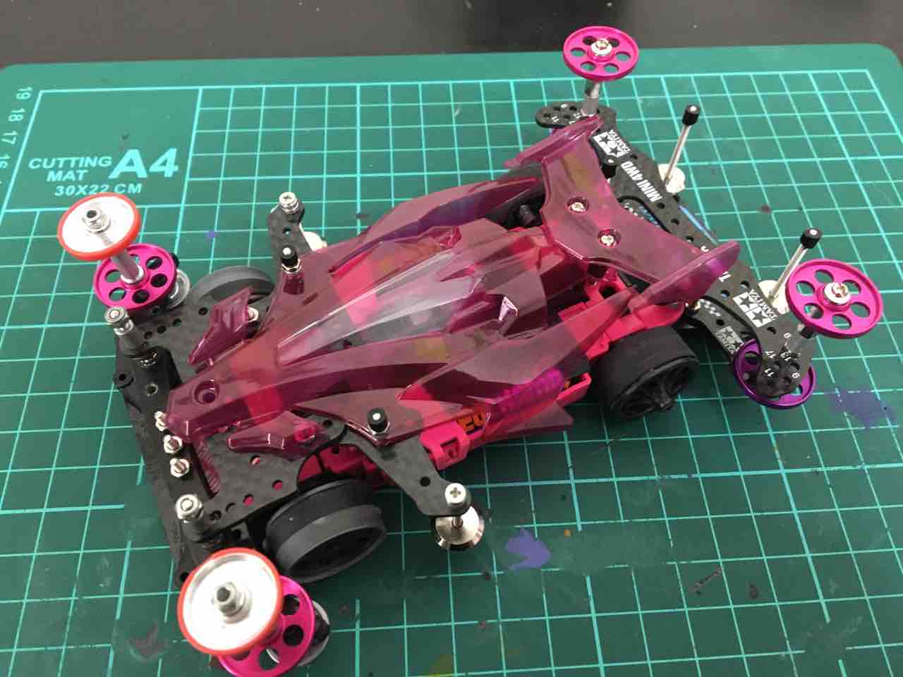 ミニ四駆ブログ ピンクのMSフレキマシン その3 : 子育て＆ミニ四駆の