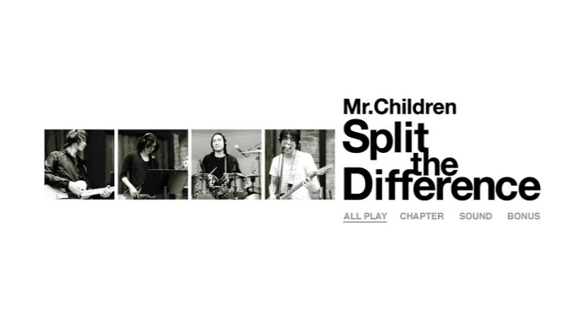 J-Pop：DVD感想：『Mr.Children / Split The Difference』 : Nikko's Blog