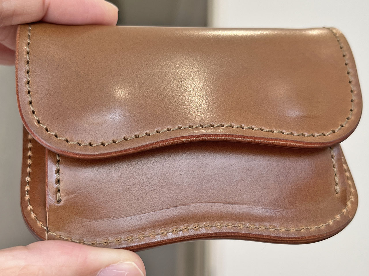 ラストクロップス LCタング ホーウィン シェルコードバン バーボンの