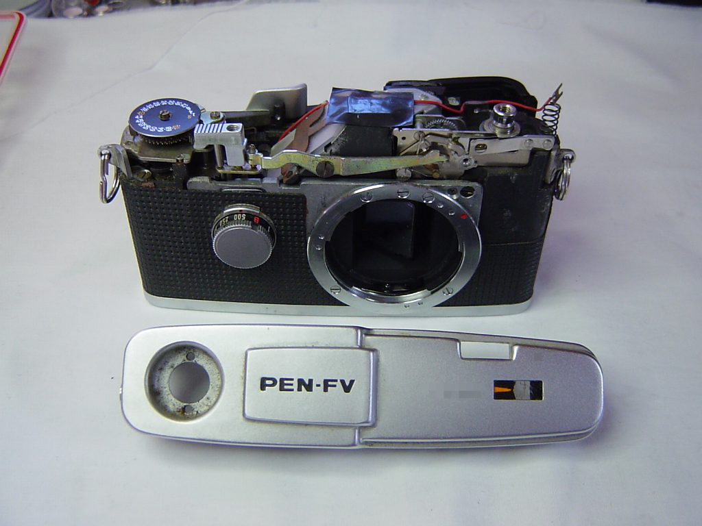 カメラ修理 オリンパス PEN-FV 其の二 : カメラ修理工房日記－－みの虫