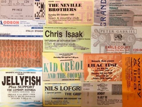 コレクターズアイテム‼】入荷の珍しい海外公演のチケット半券約40点