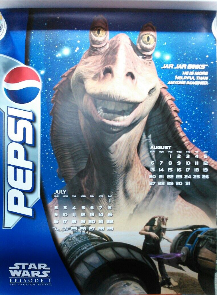 ペプシコーラ 2000年スターウォーズカレンダー STAR WARS : トレジャー