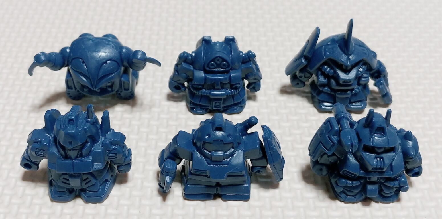 ガン消し レアカラー祭り SDガンダム 消しゴム : トレジャーハンティン