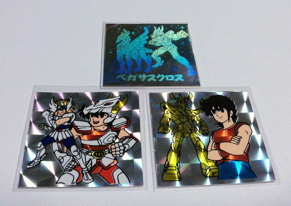 七色に光る不思議シール入り! 聖闘士星矢シール : トレジャー