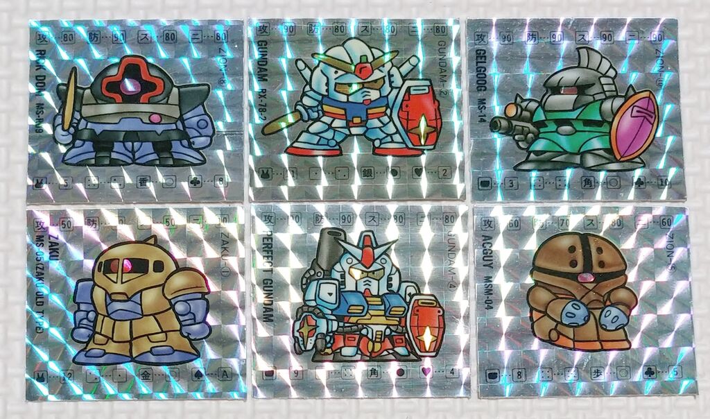 シールとマグネットの纏めを購入してきた。 SDガンダム ガン消し