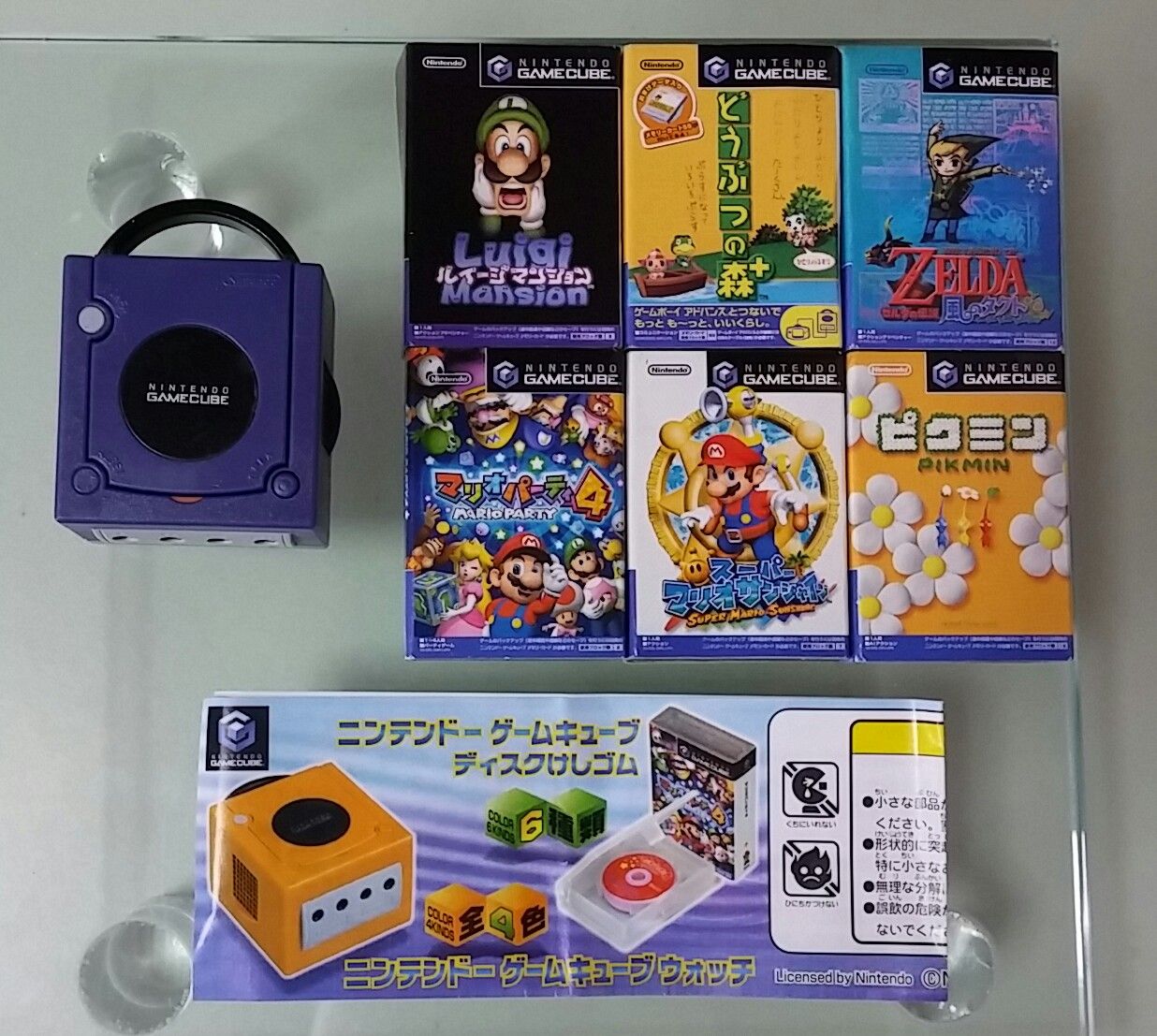 ガチャガチャ ニンテンドーゲームキューブウォッチ ディスク消しゴム