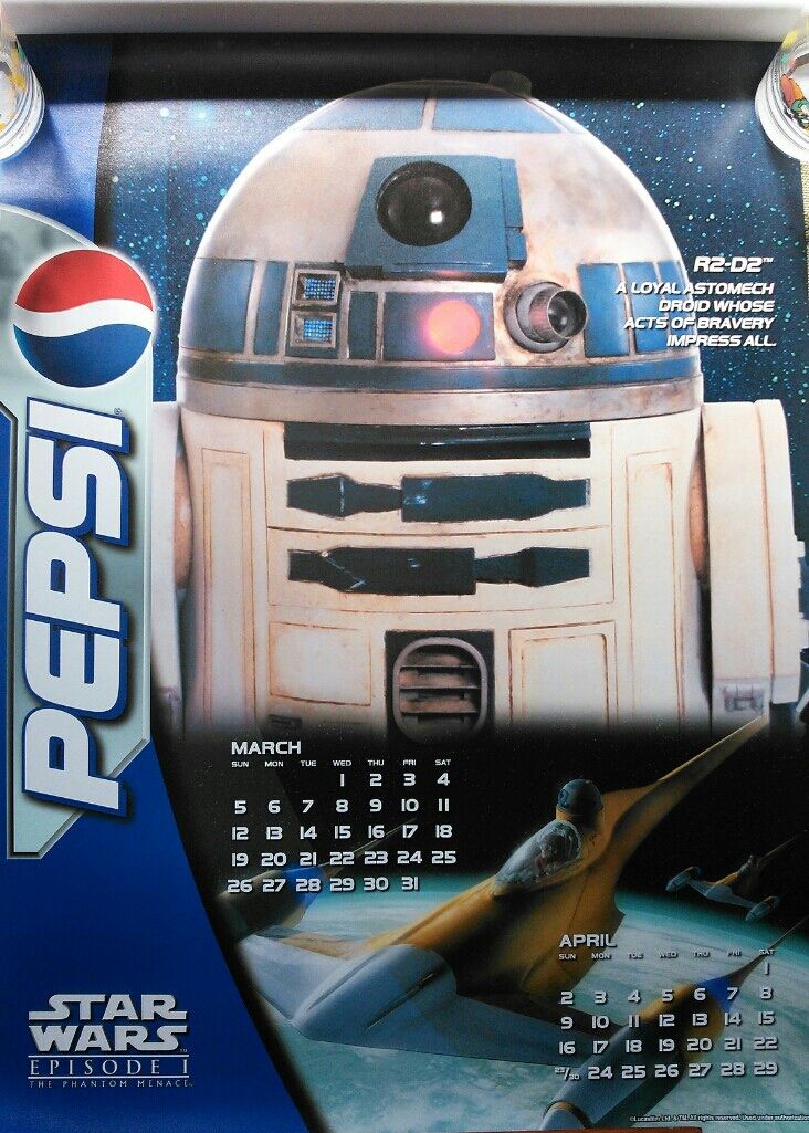 ペプシコーラ 2000年スターウォーズカレンダー STAR WARS : トレジャー