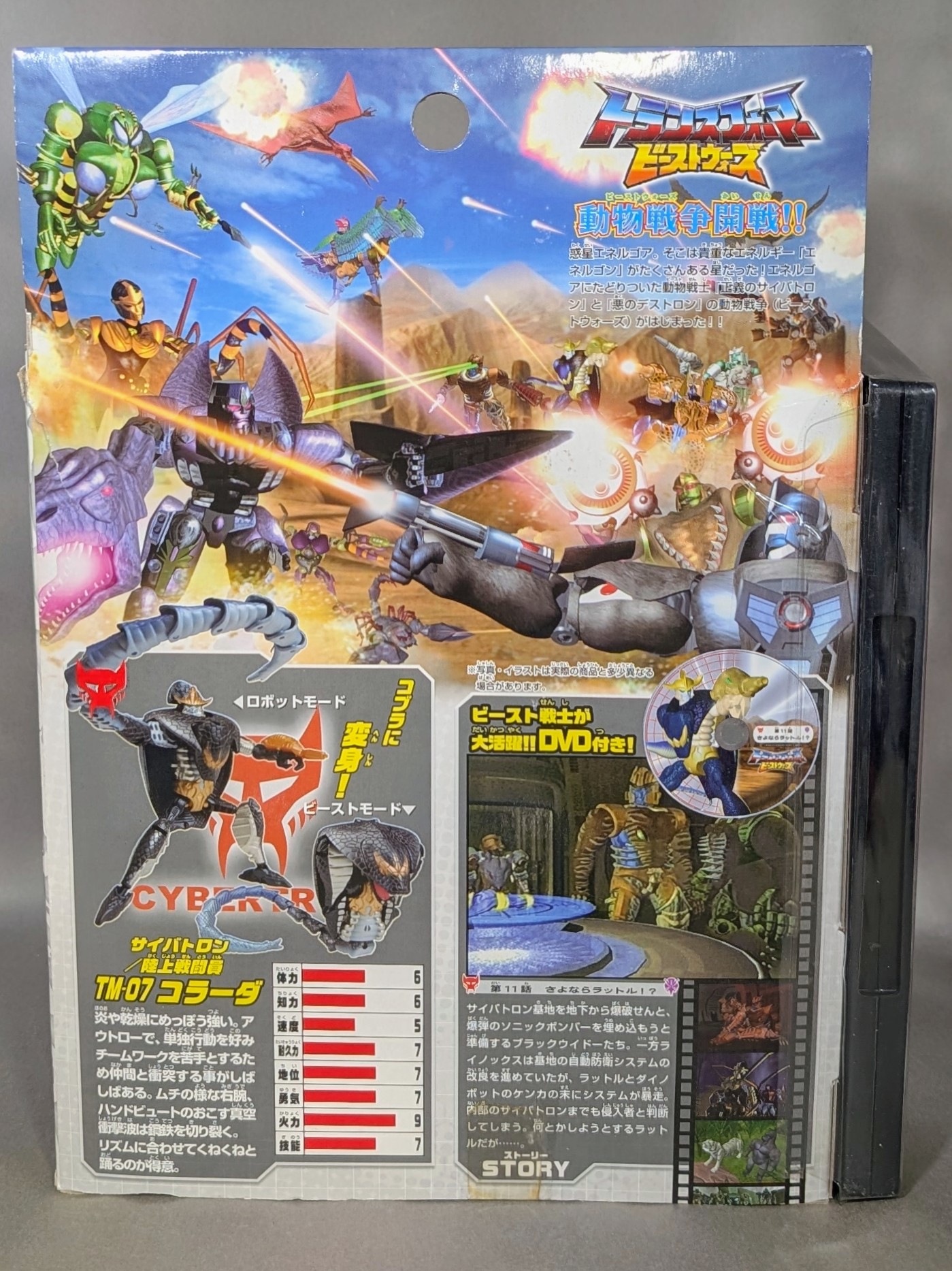 レビュー TF ビーストウォーズテレもちゃ コラーダ : ふじの生態日記2