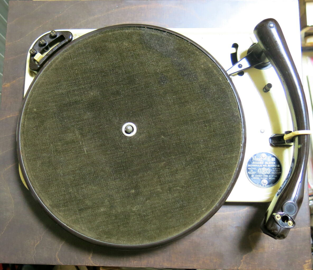 2台のGarrard Model-Tの整備 その1 : emailの窓