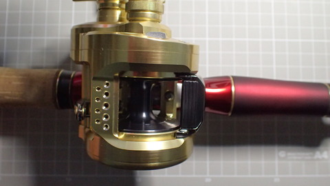 23カルカッタコンクエストMD300XGインプレ。スプールの取り外しには