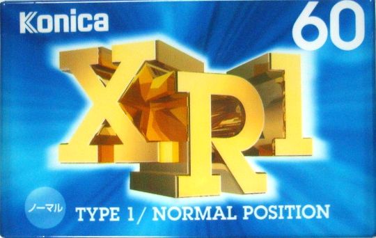 オーディオカセット今日の1本！ その39 Konica XR1 : 4.75
