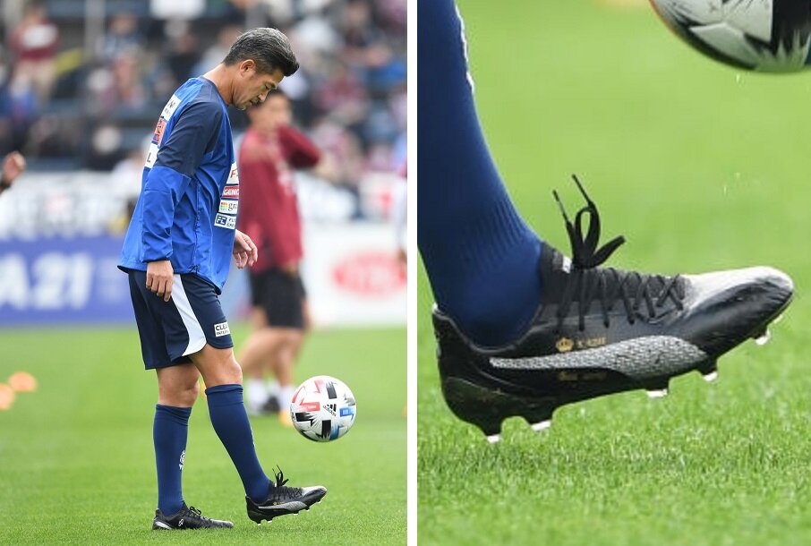 三浦知良がPUMAキングプラチナムのネイマールモデルを着用！ : Kohei's