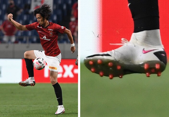 浦和レッズFW杉本健勇がファントムGTエリートのHGソールを着用