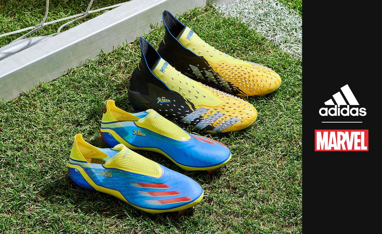 アディダスとX-MENコラボのサッカースパイクが登場「サイクロップス