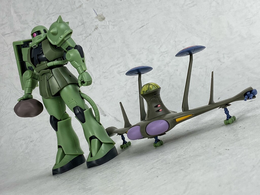 ROBOT魂 ザクll&ジオン公国軍偵察機セット ver. A.N.I.M.E. レビュー