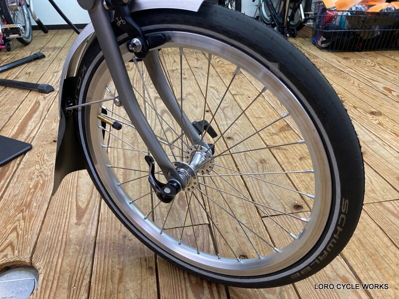 BROMPTON Super Light フロントホイールのご紹介！ : LORO CYCLE WORKS